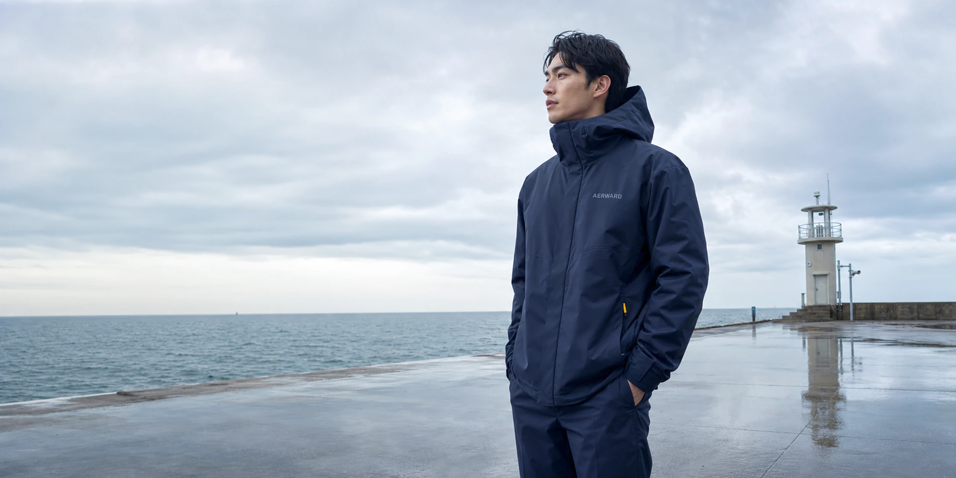 흐린 해안 관측소에서 AERWARD 셸을 입은 모델