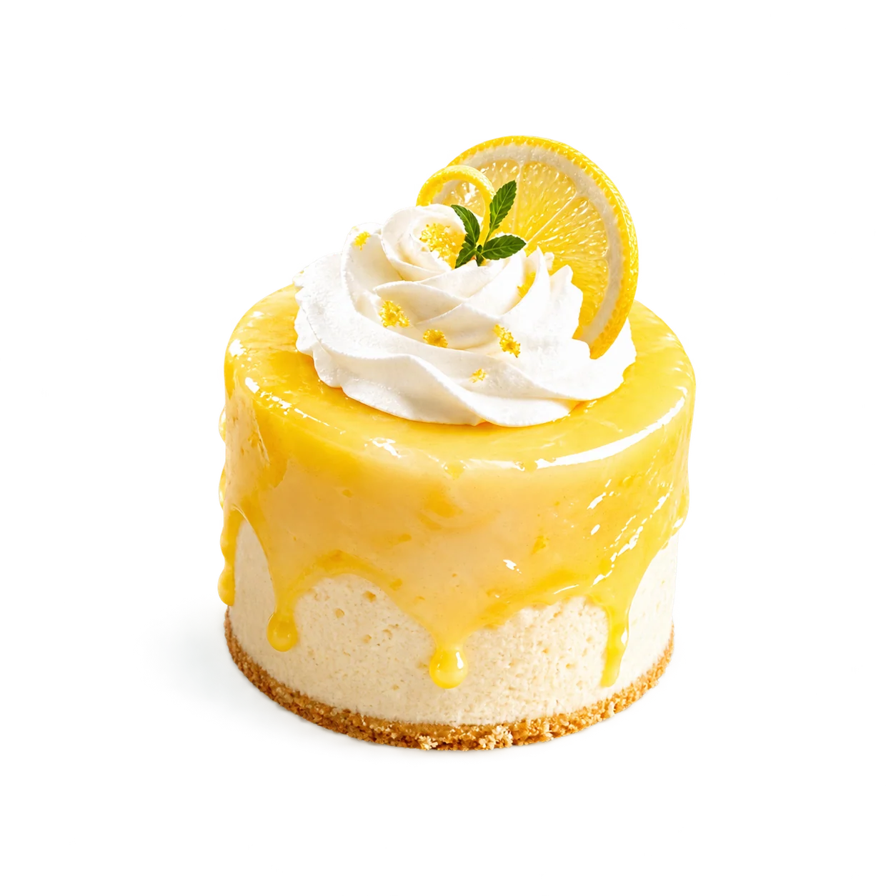 Lemon cloud mini cake