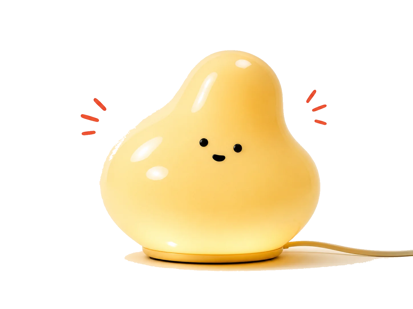 Lumi butter blob lamp