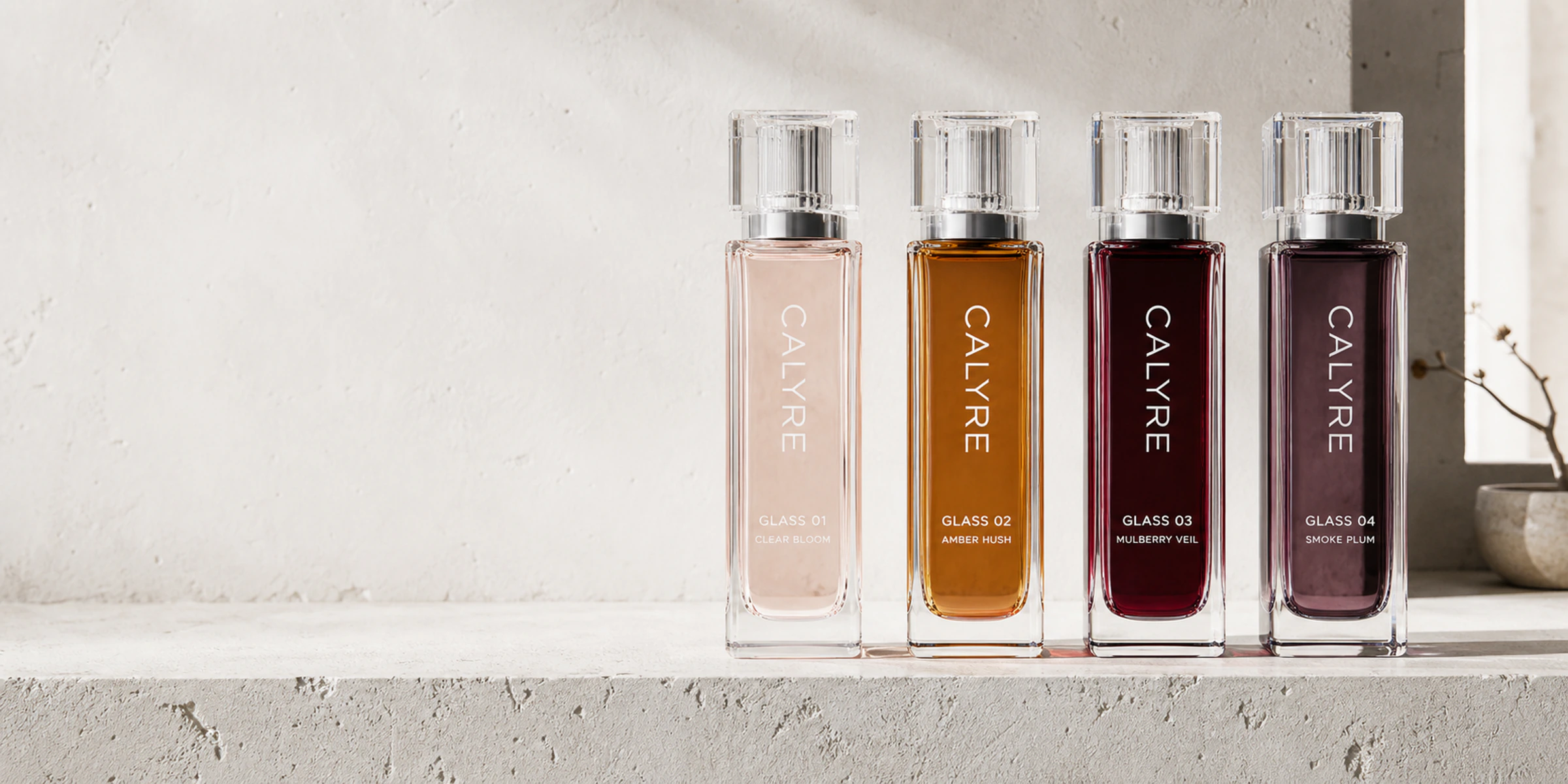 네 가지 CALYRE GLASS 립 글레이즈