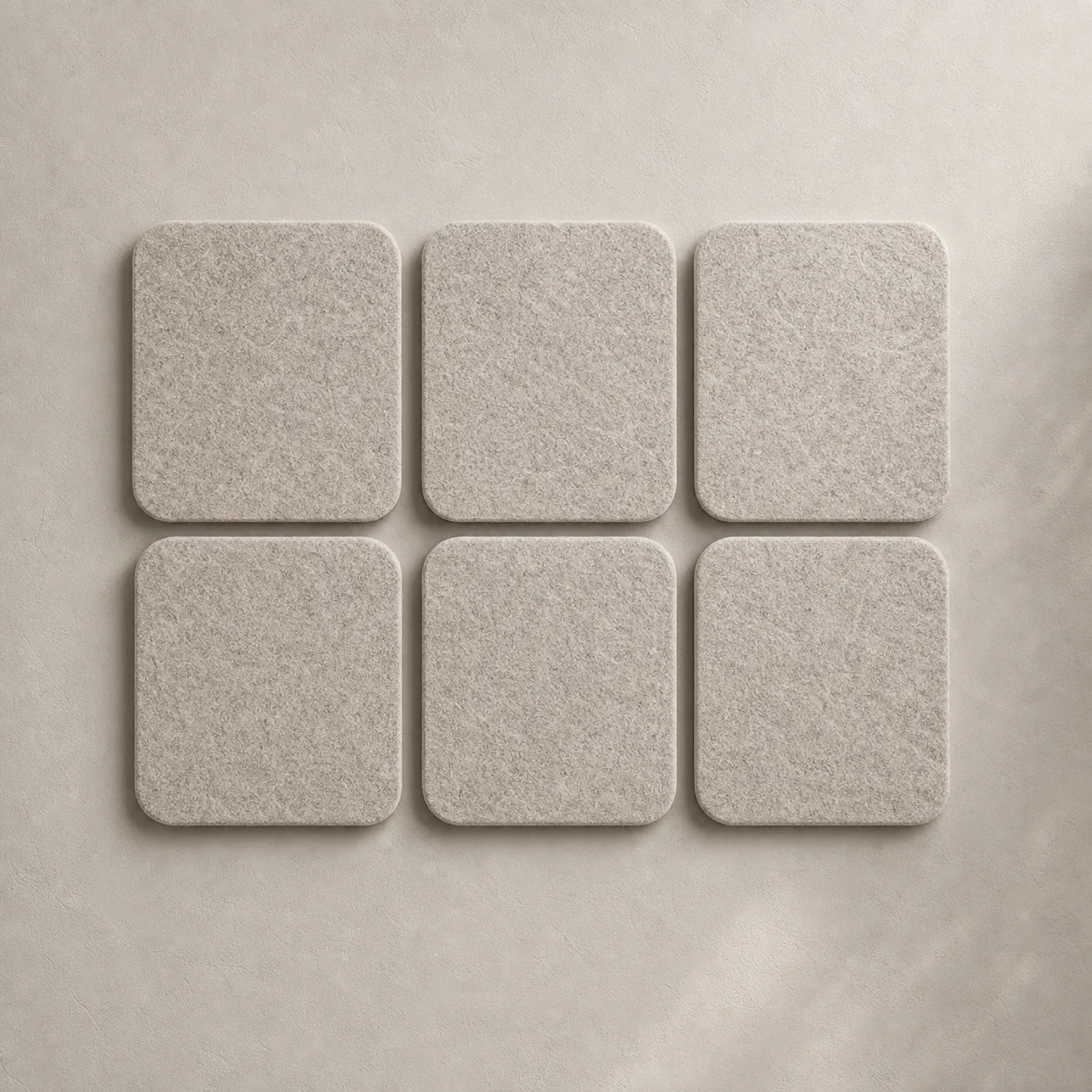 Stone modular acoustic tiles