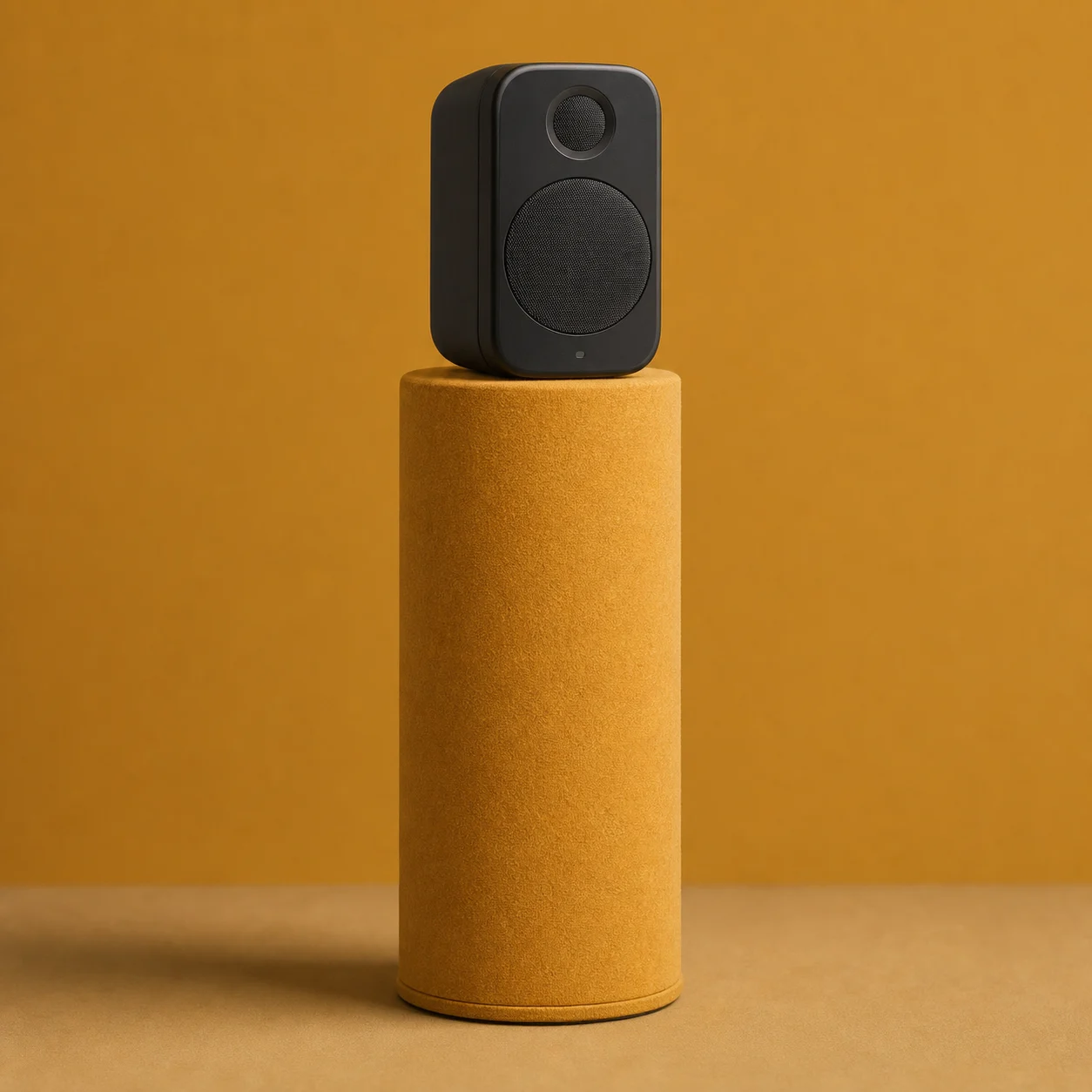 Mustard acoustic speaker stand