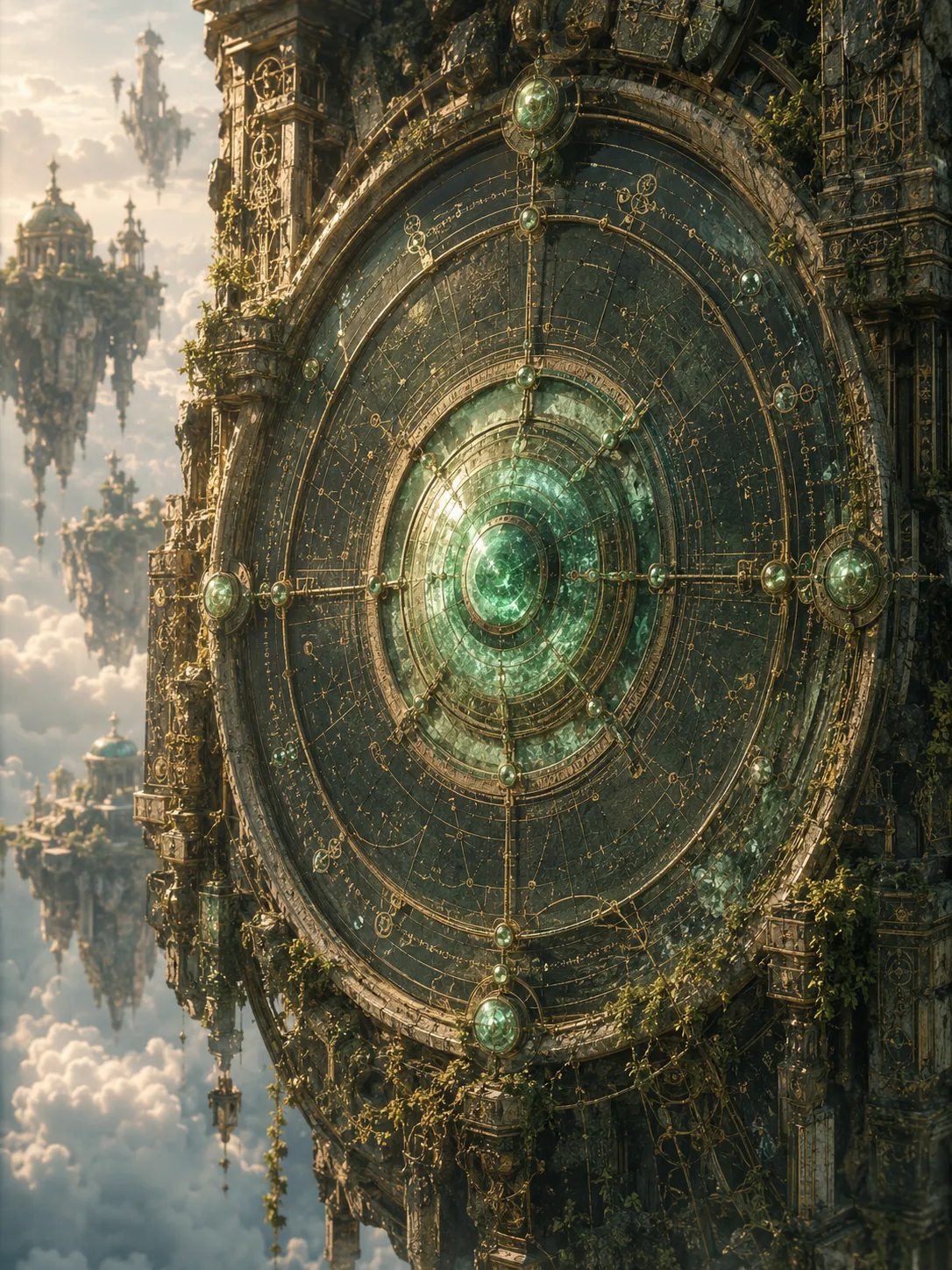 Orbital relic close-up