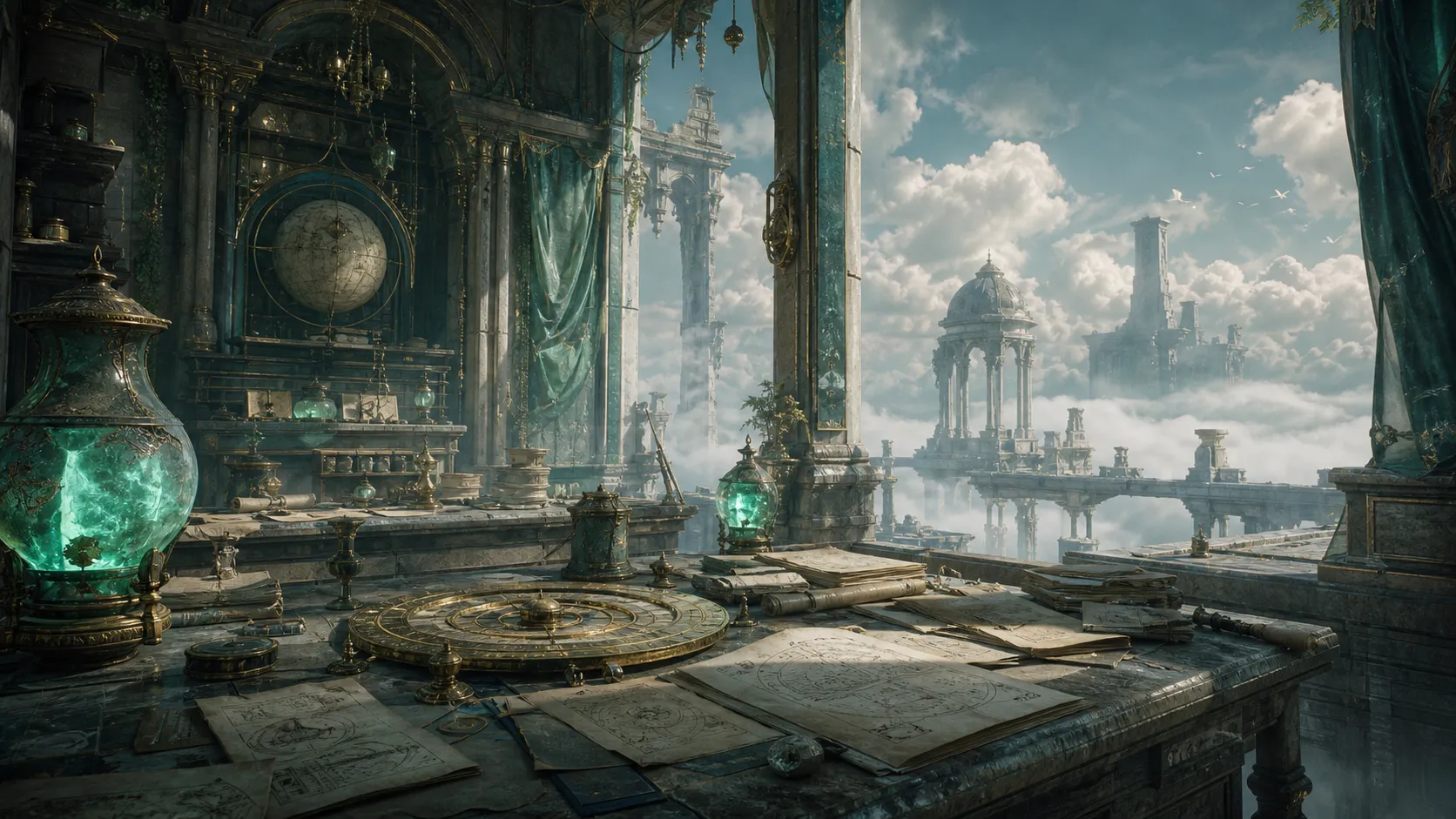 Archive gate and relic shards