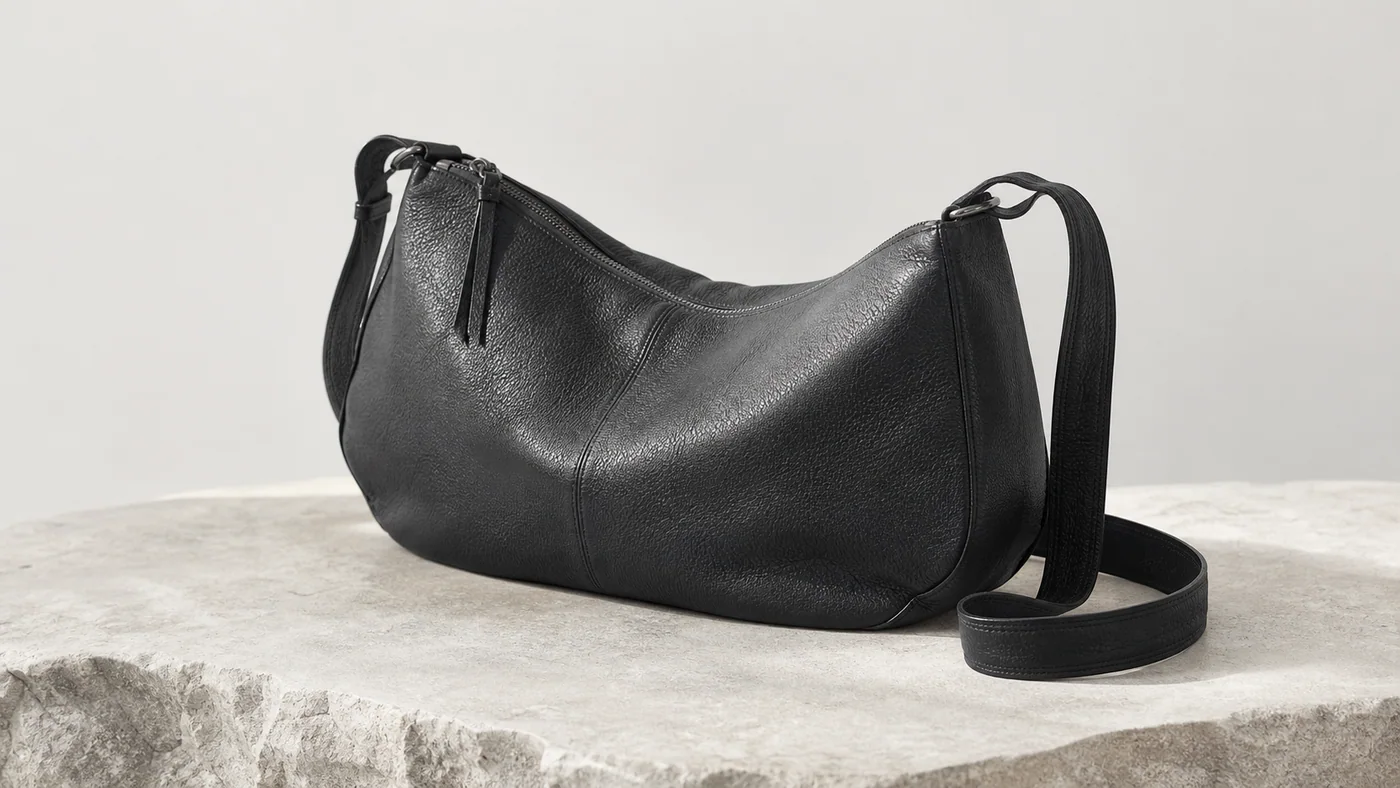 Black shoulder bag