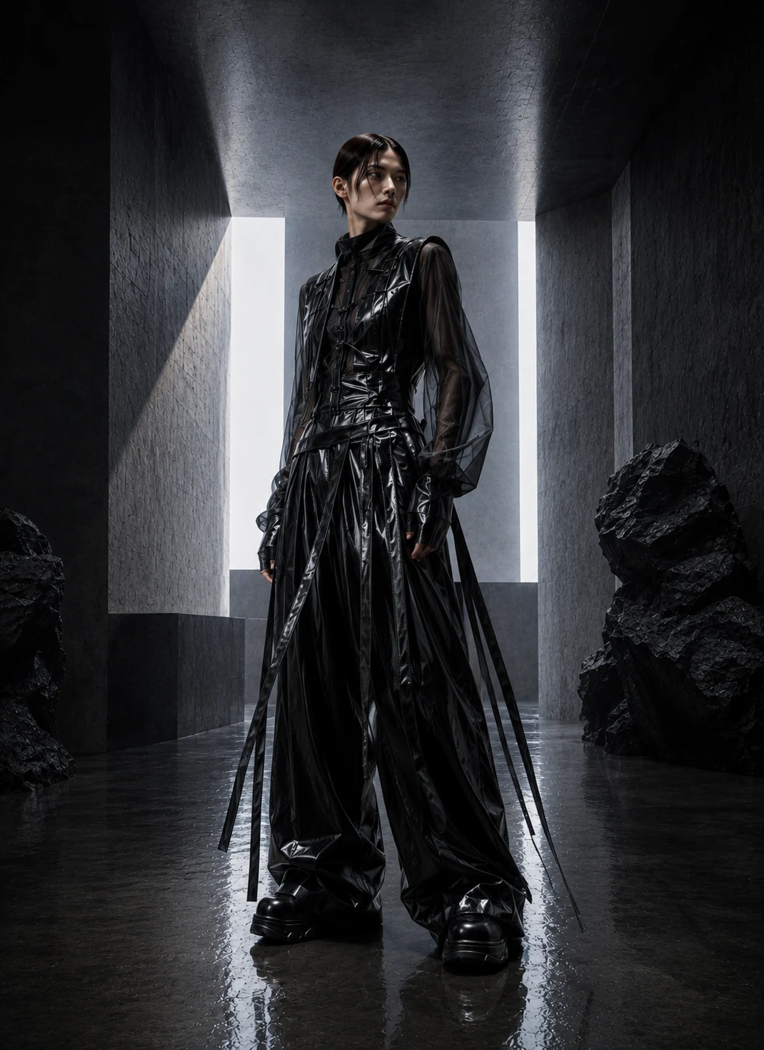 Digital Rituals full body look