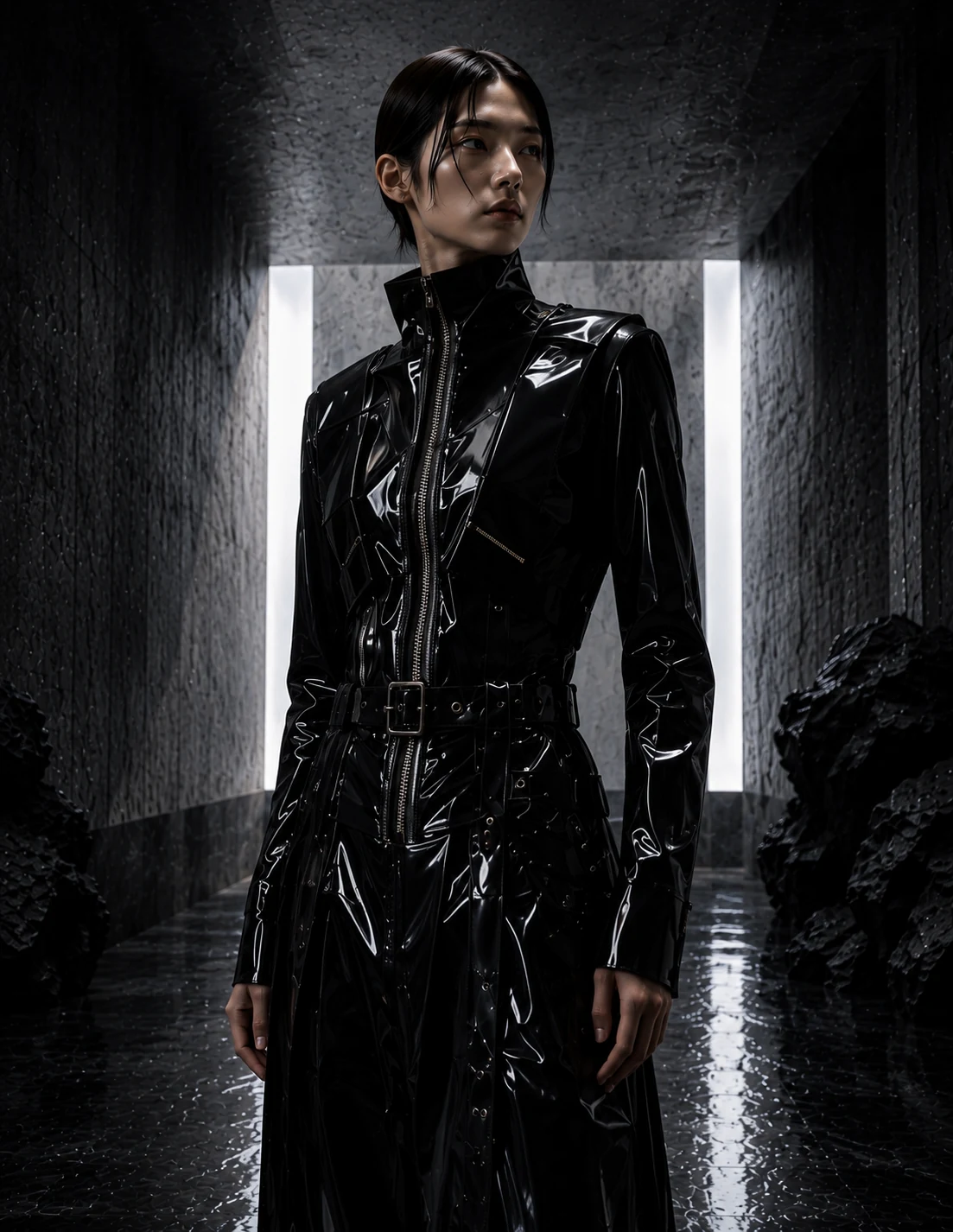 Digital Rituals half body look