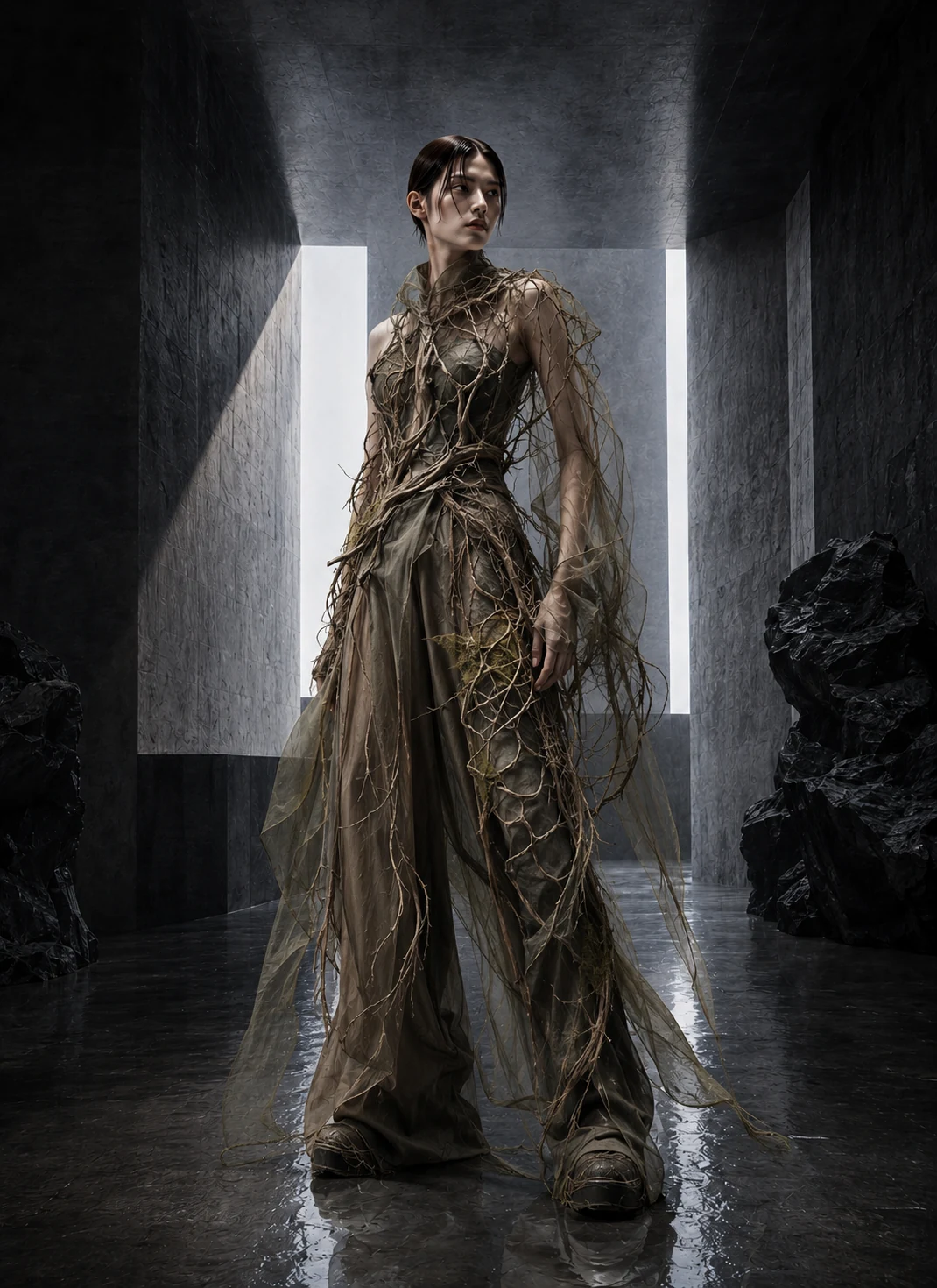 Hyper Nature full body look