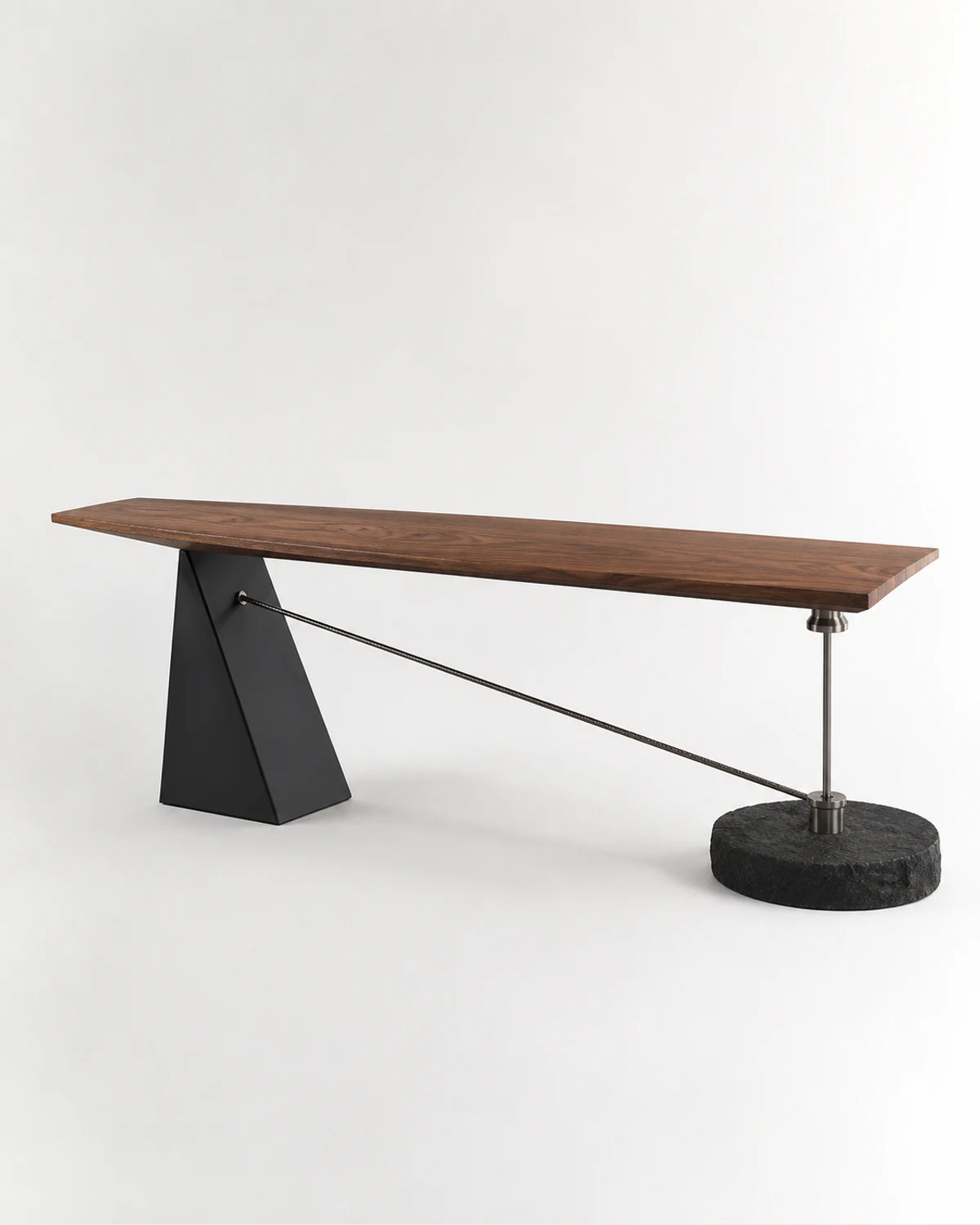 Balance Table isolated on a pale background
