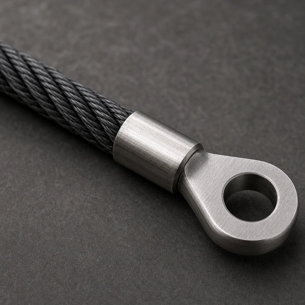 Braided Cable material close-up