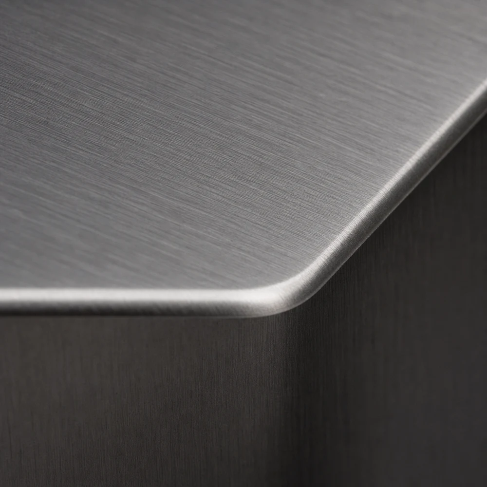 Brushed Steel material close-up