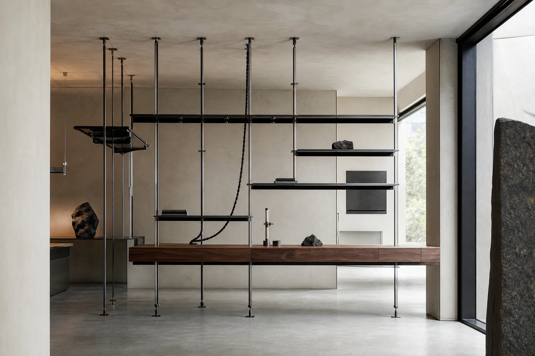 Suspended Studio concept installation