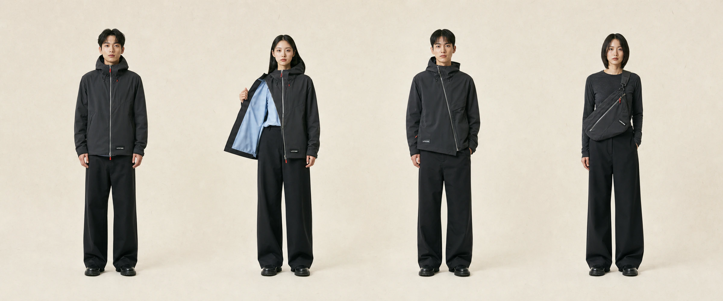 네 가지 구성으로 전개한 LATEFORM RELAY JACKET 시퀀스