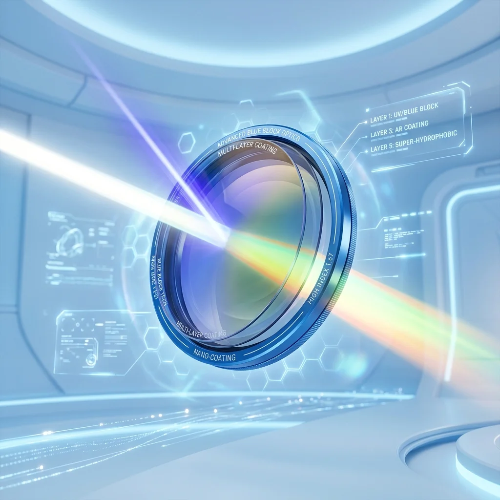 Lenses layers illustration