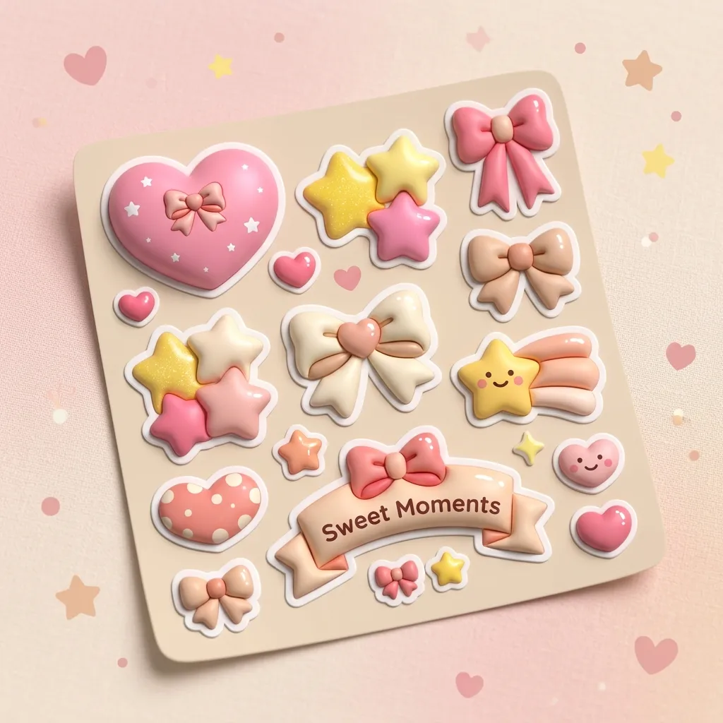 Aesthetic Diary Stickers
