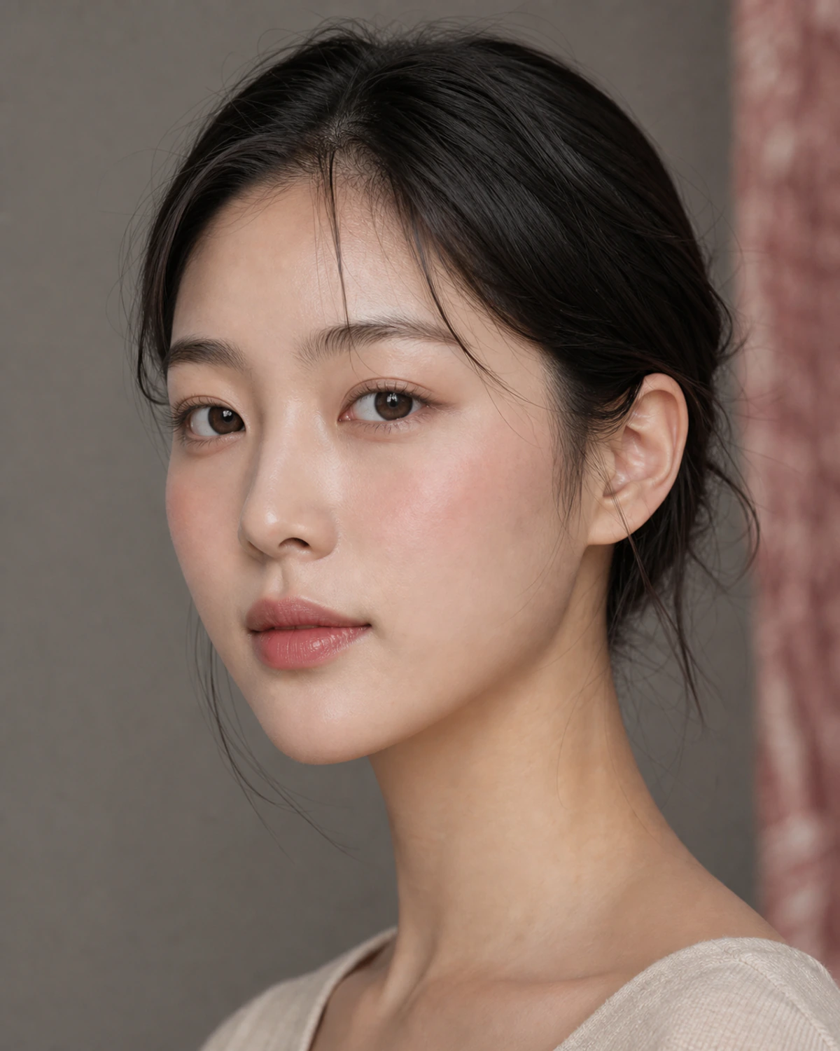 로즈 웨프트 쉐이드를 올린 모델