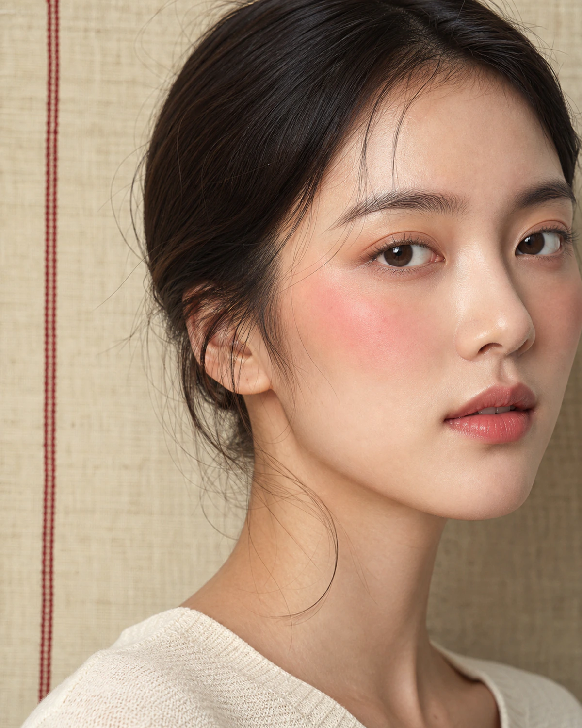 달리아 트윌 쉐이드를 올린 모델