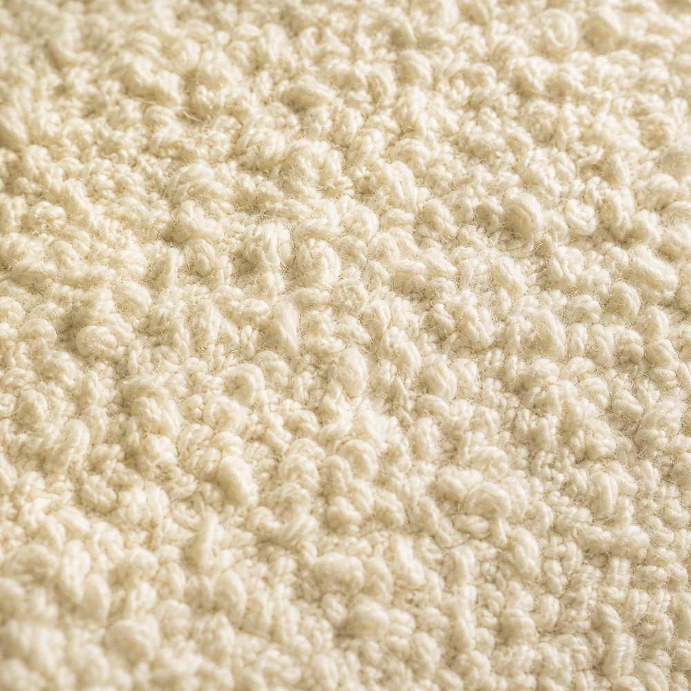 Boucle Textile material close-up