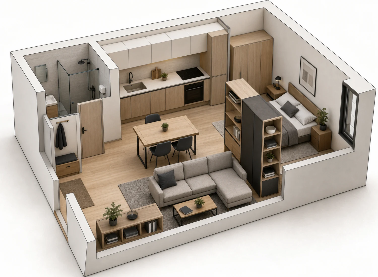 small modular space plan