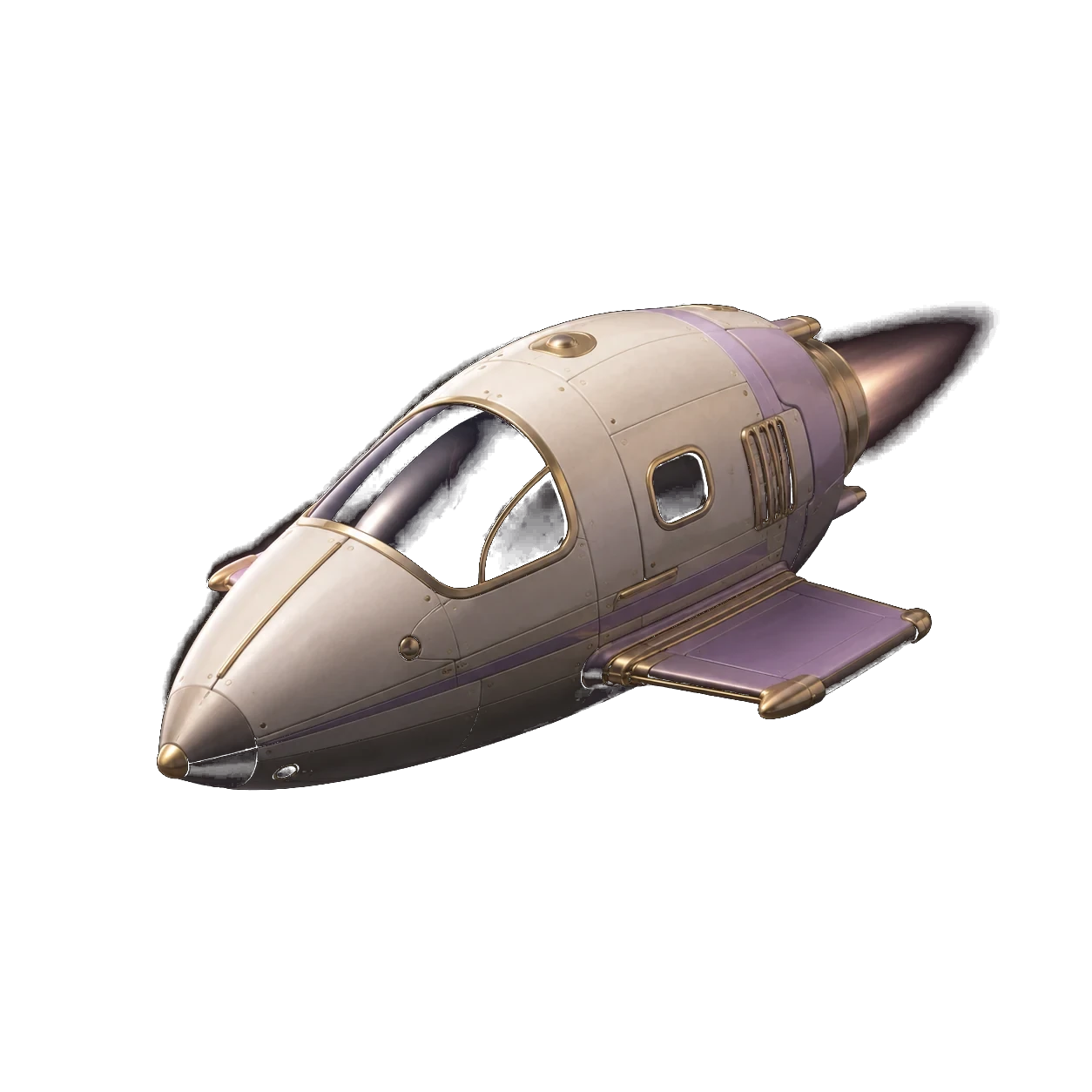 Small spacecraft circling LUMA-7