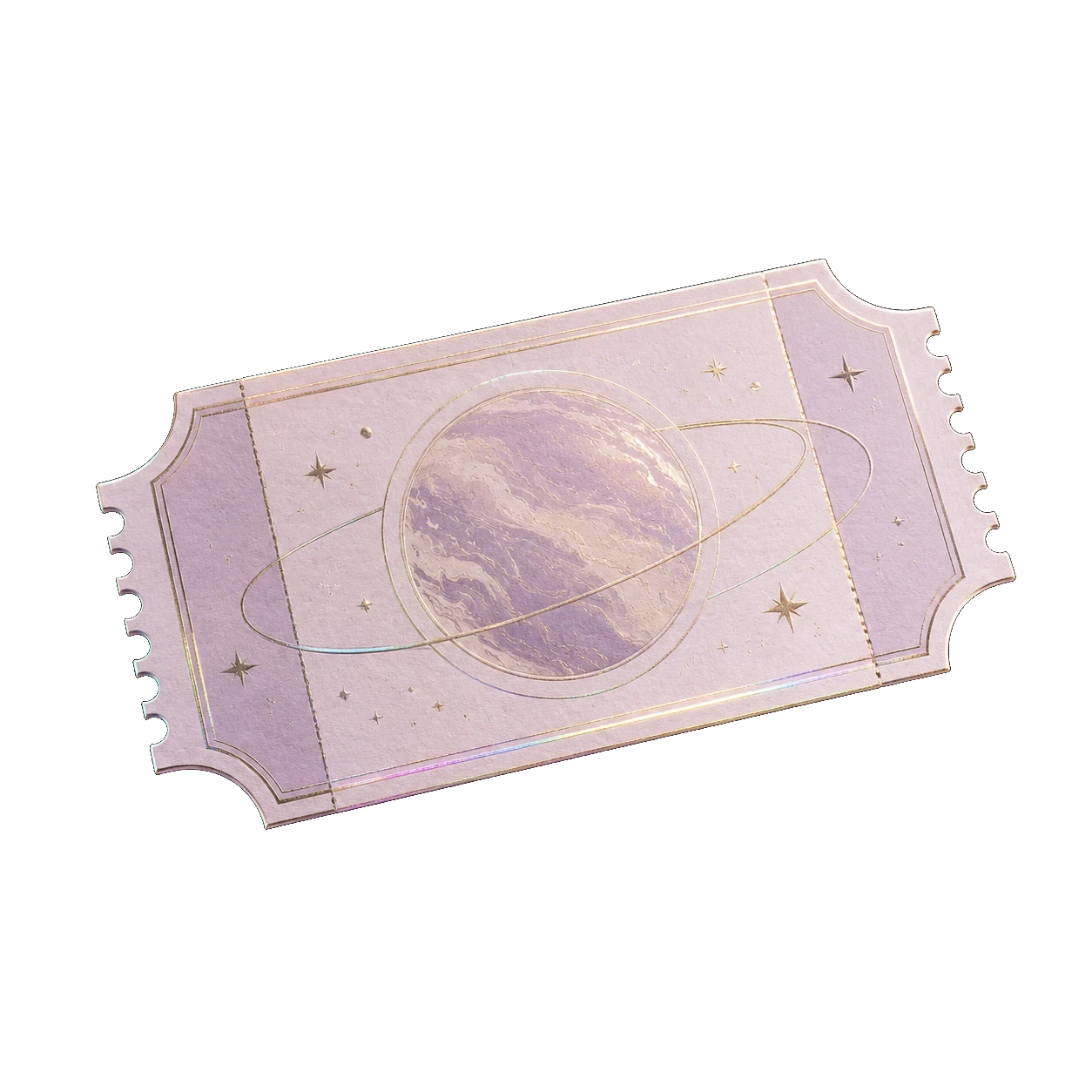 Odd Orbit boarding ticket