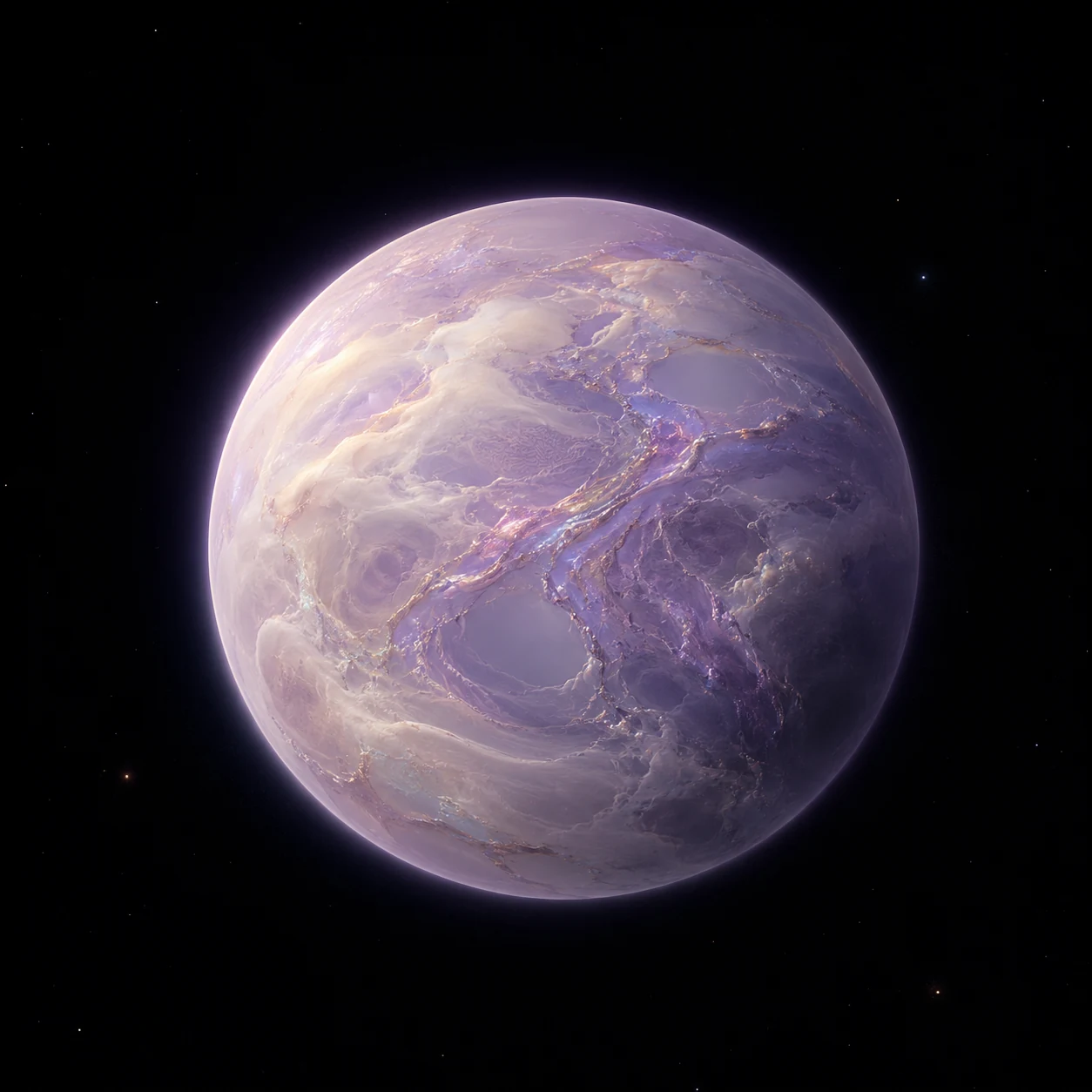 Lavender planet LUMA-7