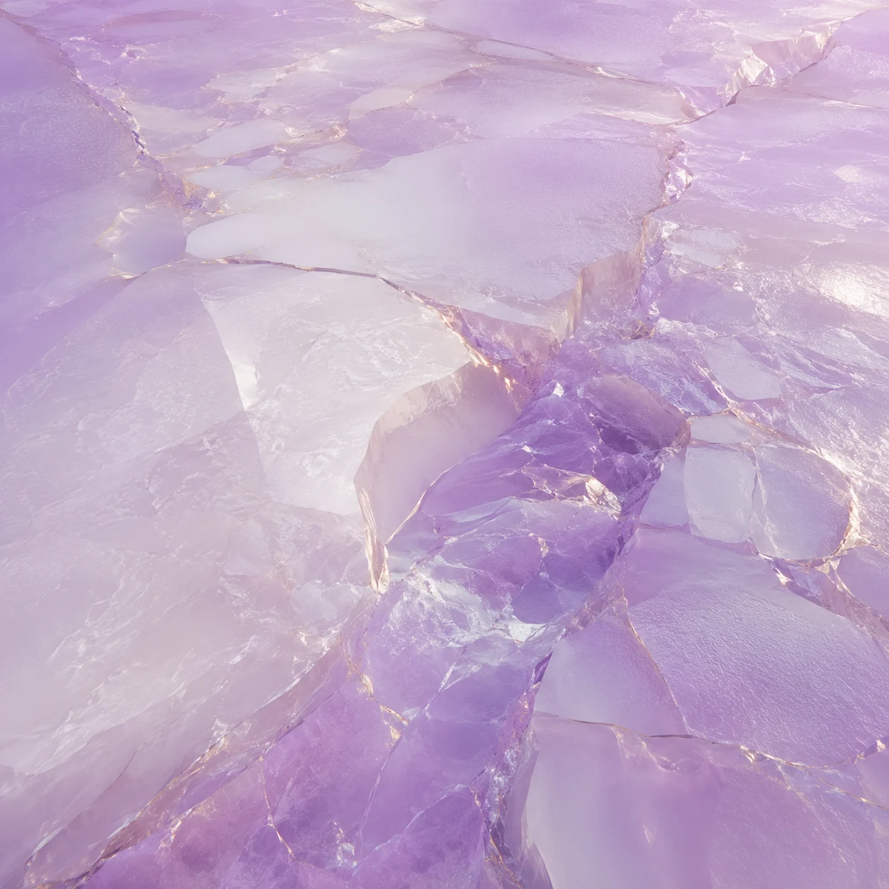 LUMA-7 lavender glass desert surface
