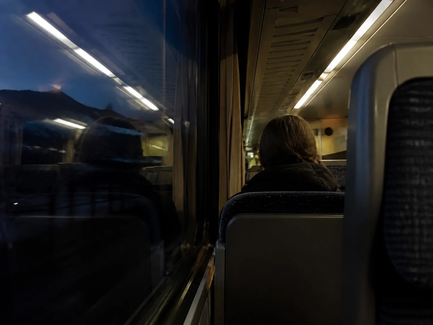 LAST TRAIN LIGHT — NIGHT photograph