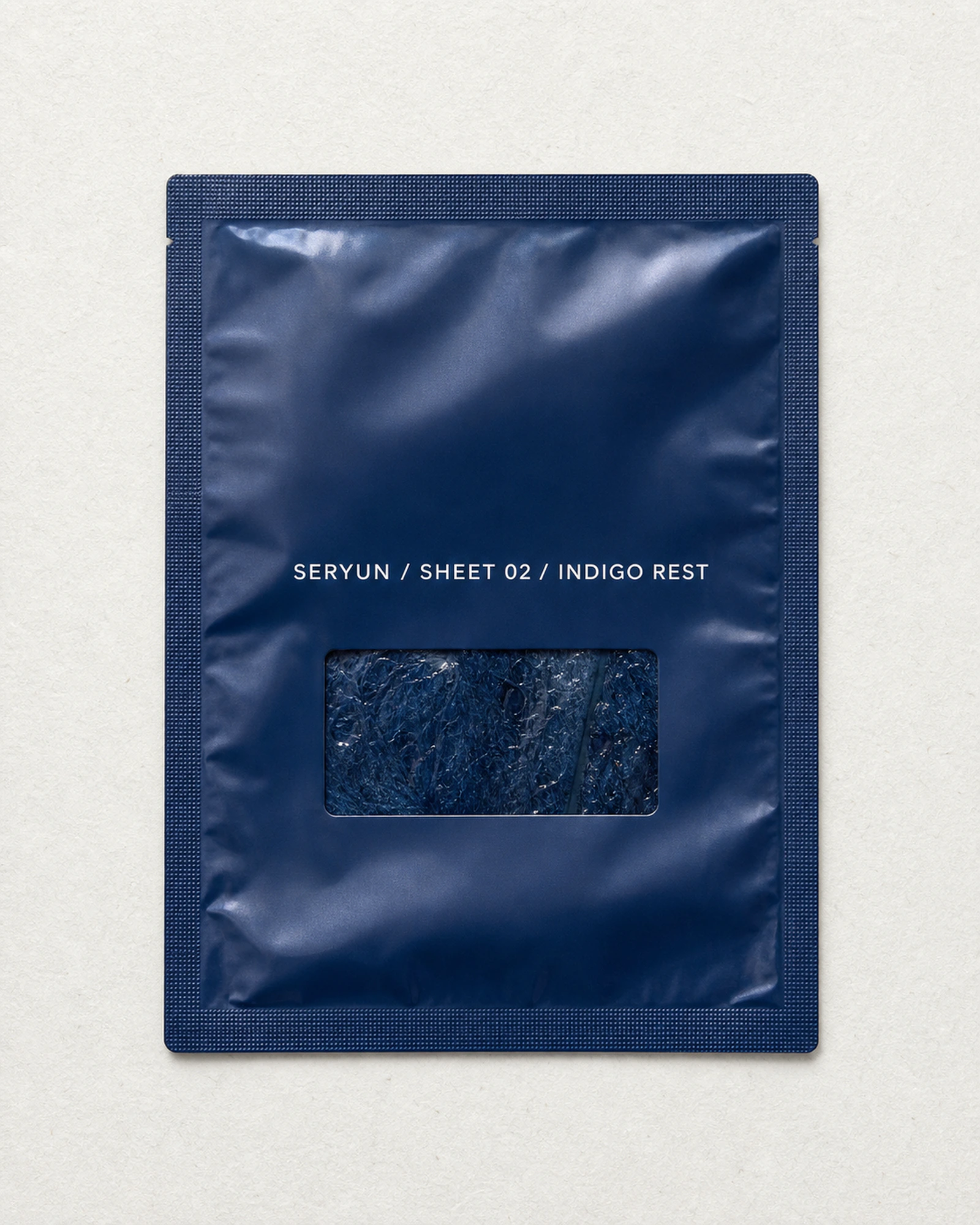 SERYUN SHEET 02 INDIGO REST 평면 파우치