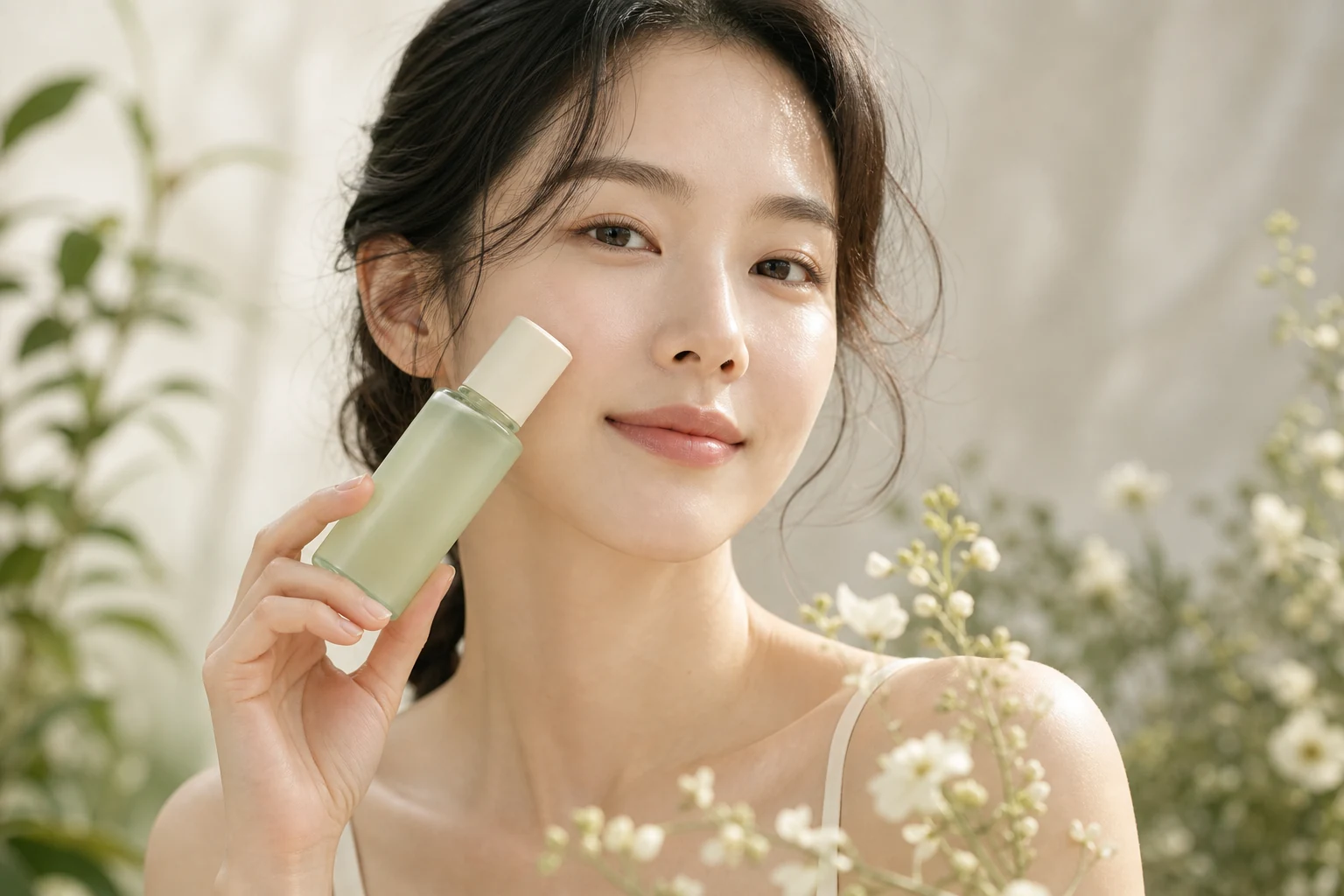 피부 사용감 모델 컷