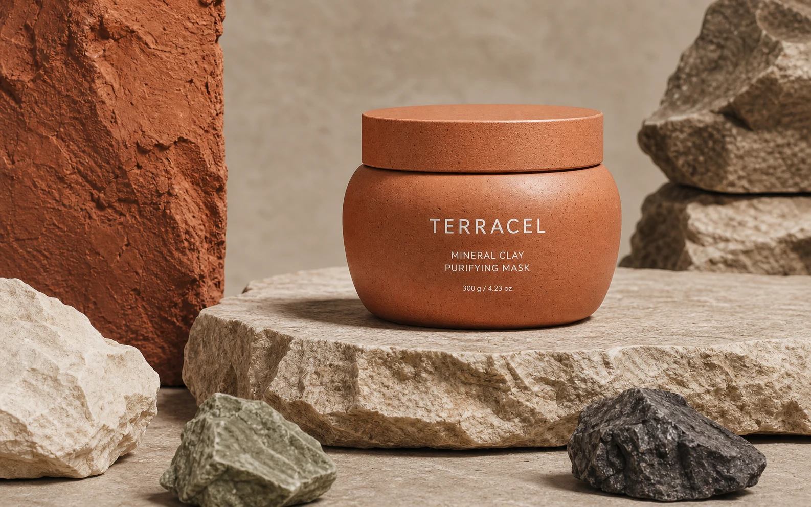 TERRACEL homepage direction with branded products