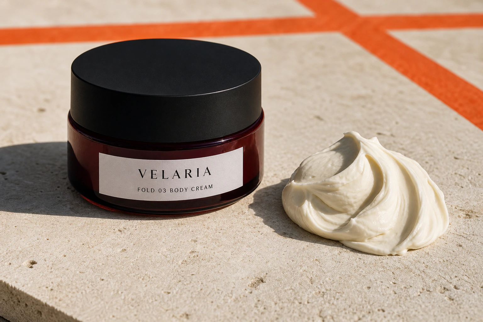 VELARIA FOLD 03 바디 크림과 크림 제형